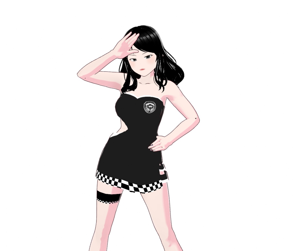 [vRoid] racing girl dress 레이싱걸 드레스 レーシングガールドレス