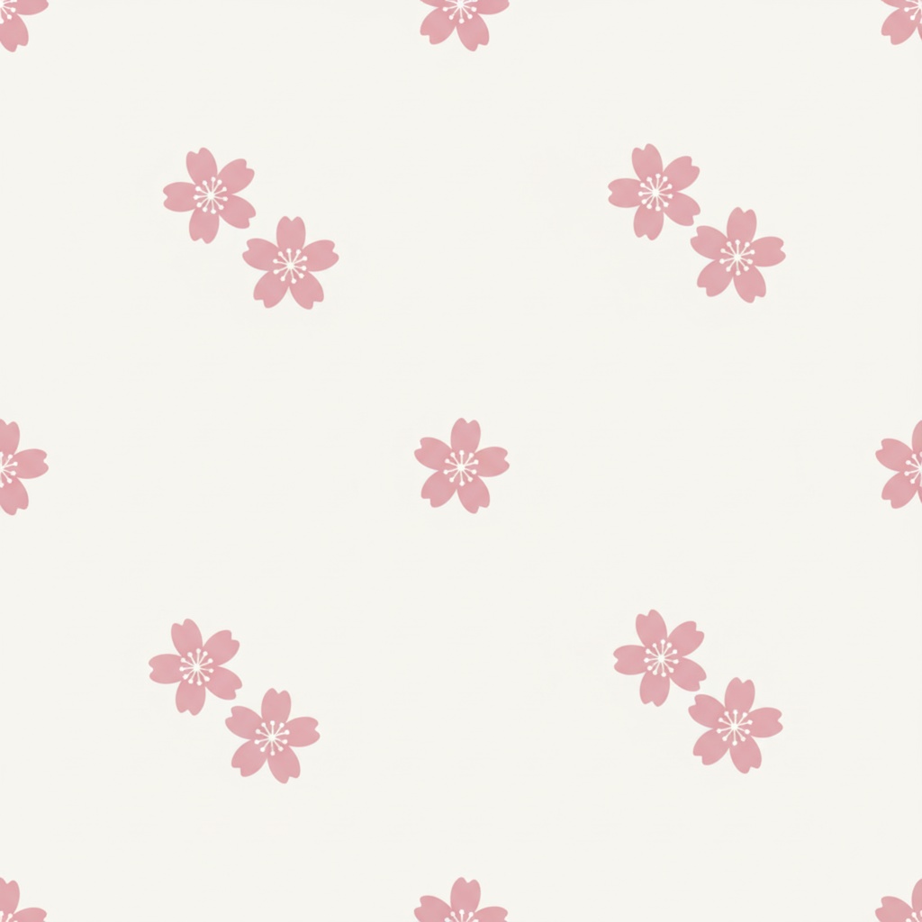 ふんわり春の小花デザインデジタルペーパー2