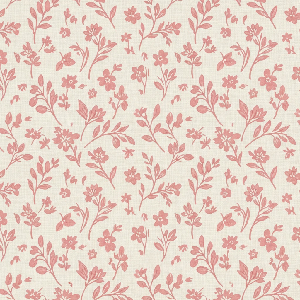 ふんわり春の小花デザインデジタルペーパー3