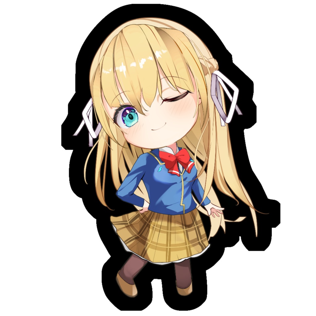 ヘブバン ちびキャラステッカー