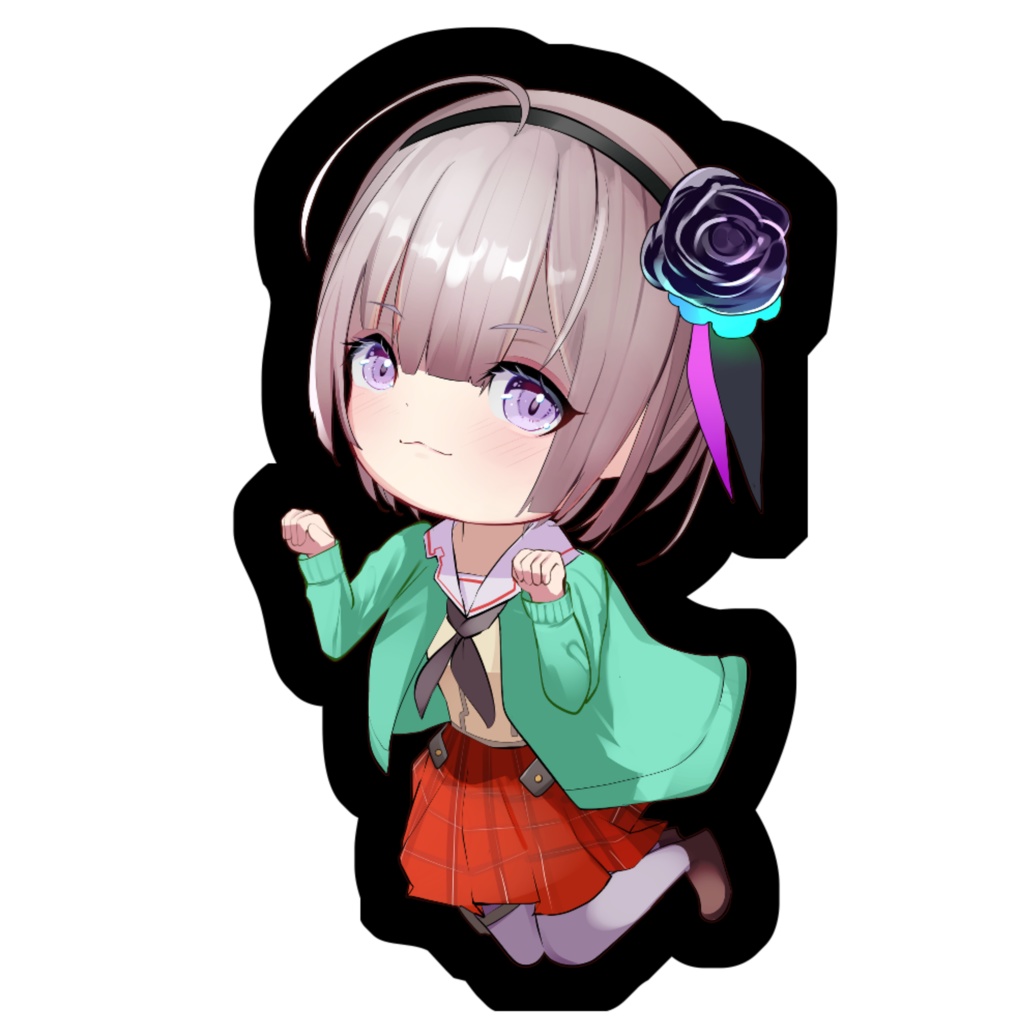 ヘブバン ちびキャラステッカー