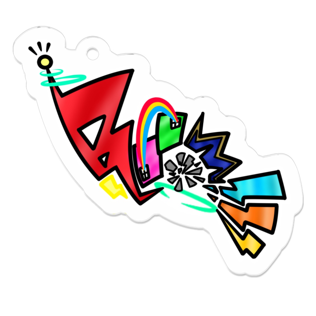 Booom!!!ロゴアクキー