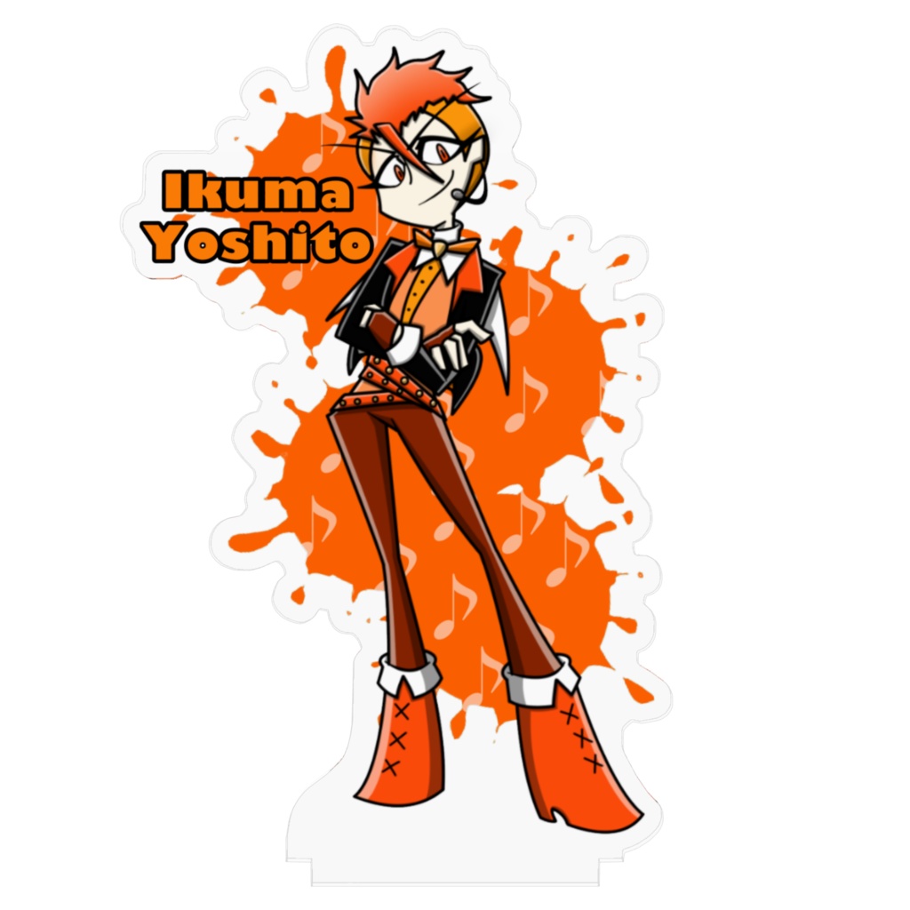 Booom!!!アクリルフィギュア/2周年記念ライブ 伊熊吉橙ver