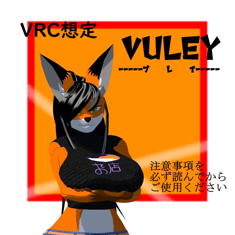 【VRC想定】オリジナル3Dモデル「ブレイ」