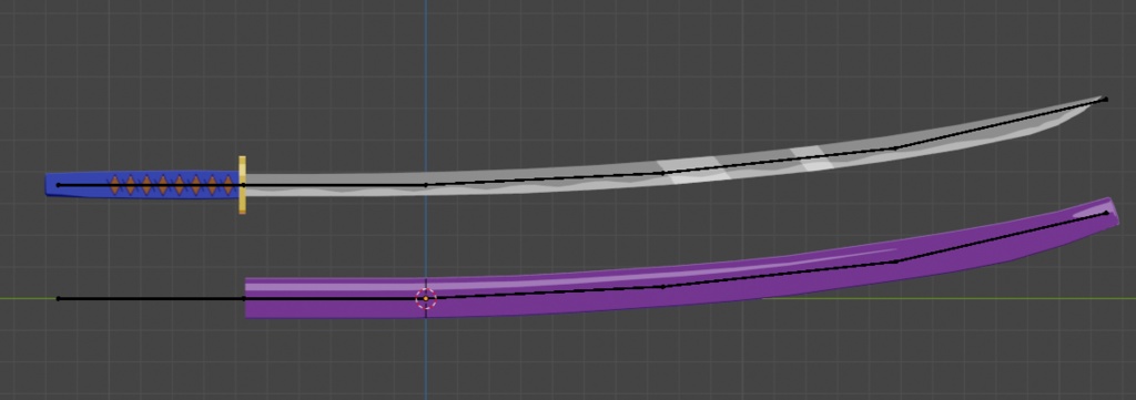 【3Dモデル】刀