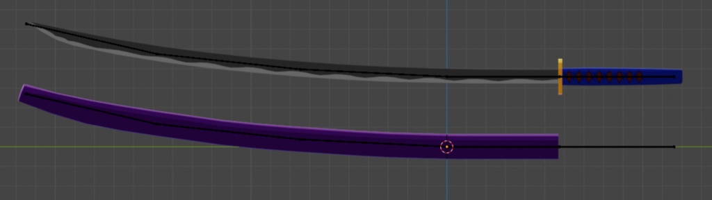 【3Dモデル】刀