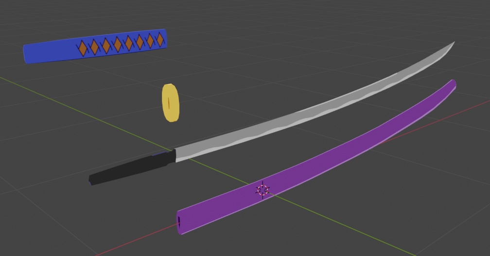 【3Dモデル】刀