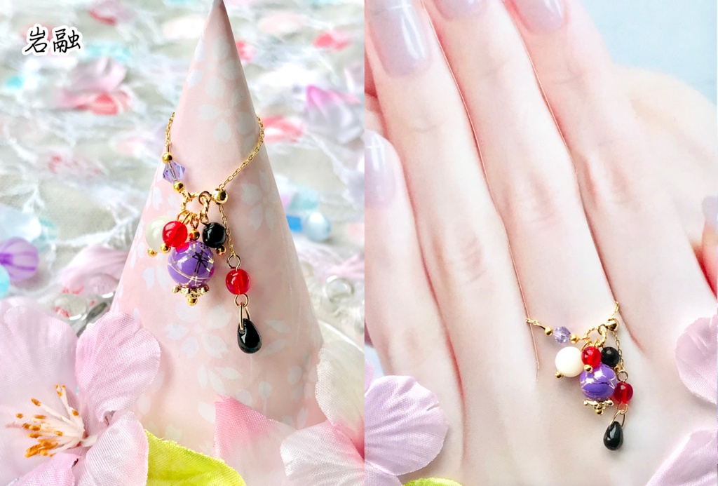 近侍チェーンリング~かたわらのひとひら~(刀剣乱舞イメージアクセサリー)