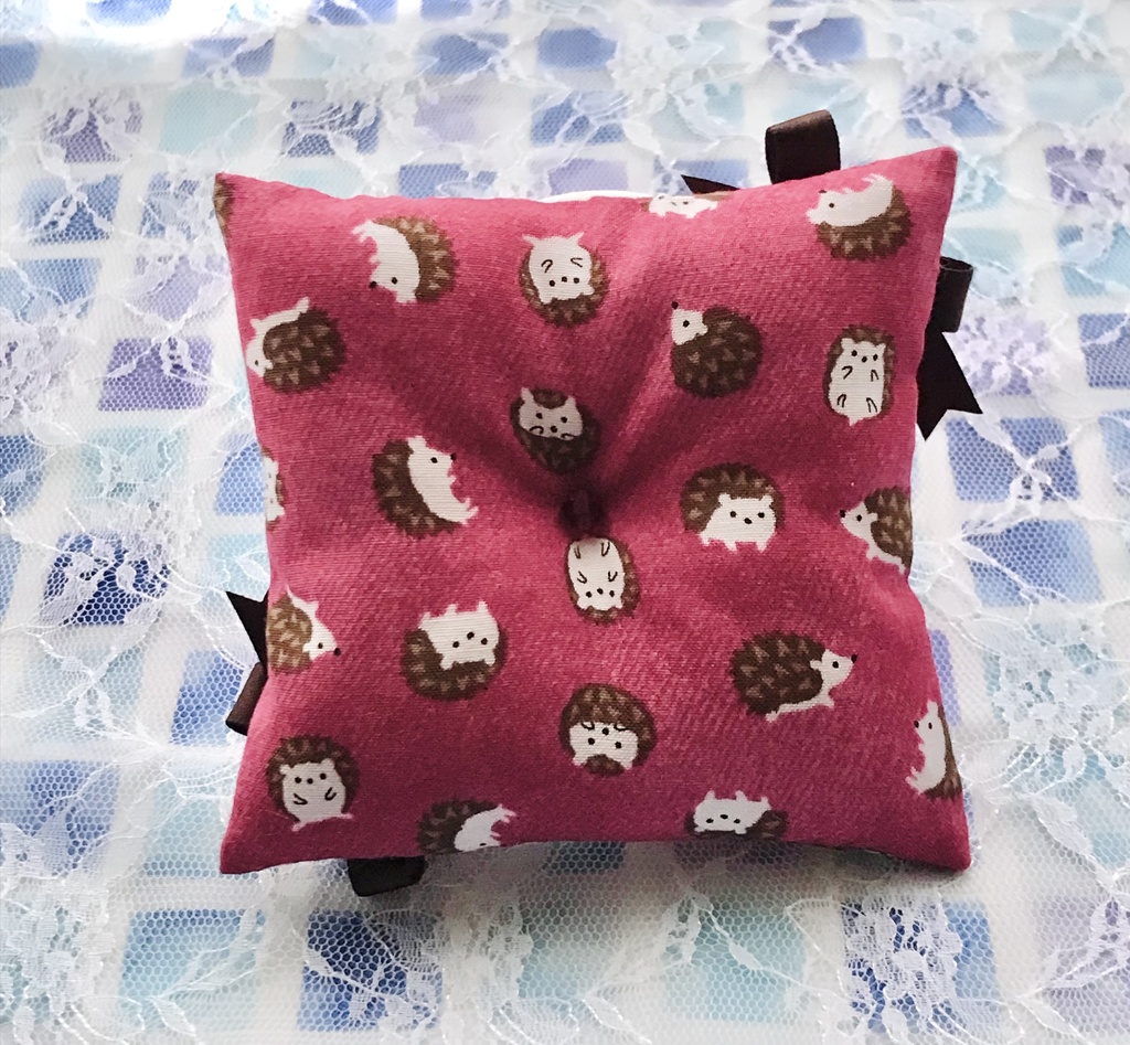 ふかふか✨おめかしミニクッション