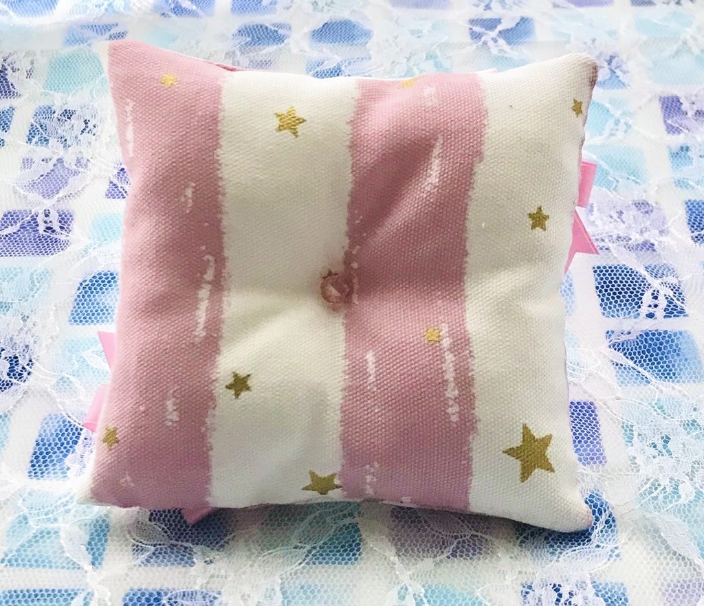 ふかふか✨おめかしミニクッション