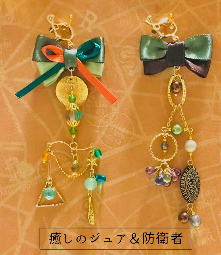 【Elonaイメージ】神&神の化身風イヤリング/ピアス