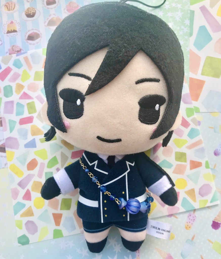 ぬいちゃん用キャンディポシェット/持ち主さん用キャンディブレスレット