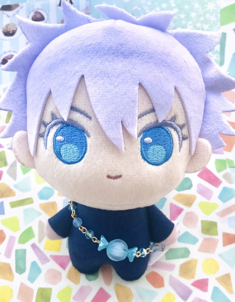 ぬいちゃん用キャンディポシェット/持ち主さん用キャンディブレスレット