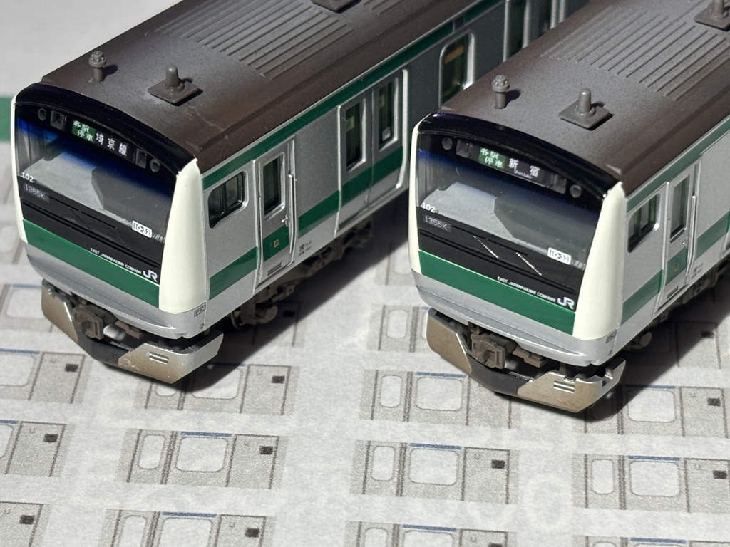【DL販売】D-002 E233系 乗務員室仕切ステッカー（KATO対応）