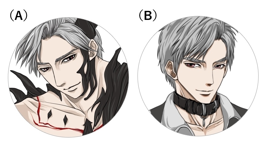 竜シン/禁区シン/ミニキャラ 缶バッジ(4種/1種ずつの領布)