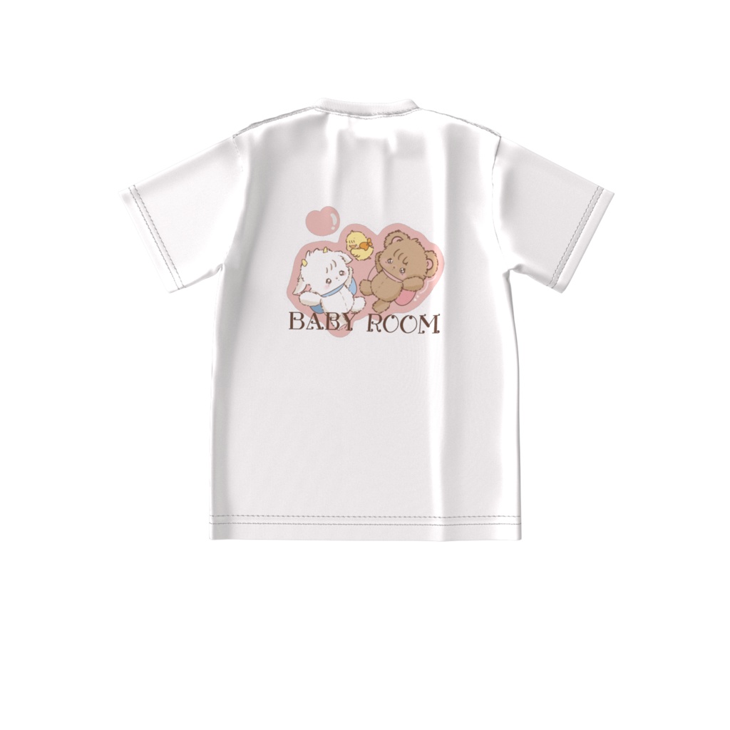 🫧ʚBabyRoomɞ🫧/ビックシルエットTシャツ 背面