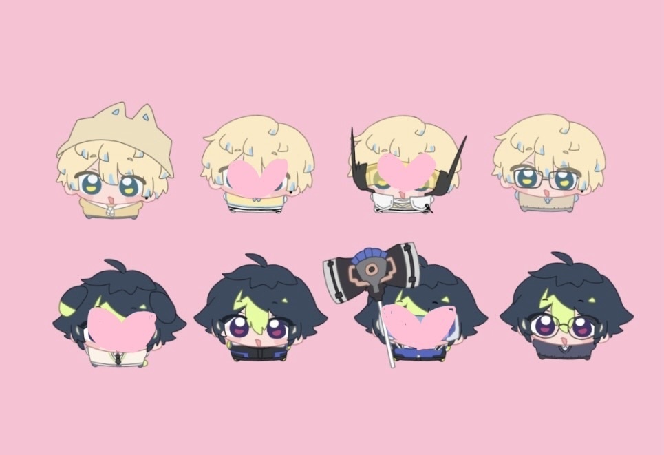 オーロラアクリルキーホルダー