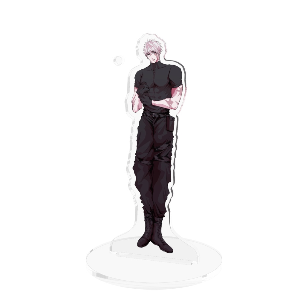白　アクリルスタンド