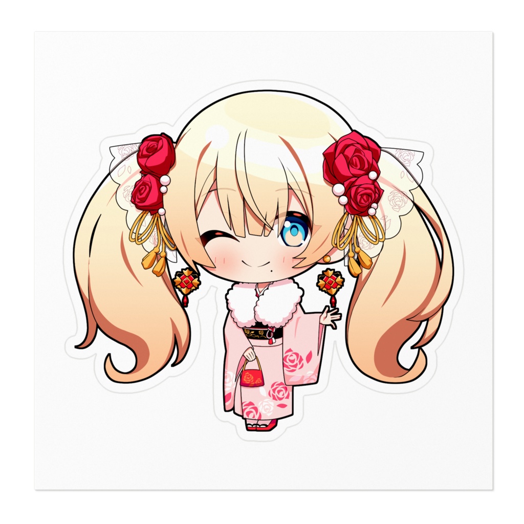 【高貴ナヒメ】2025正月ステッカー