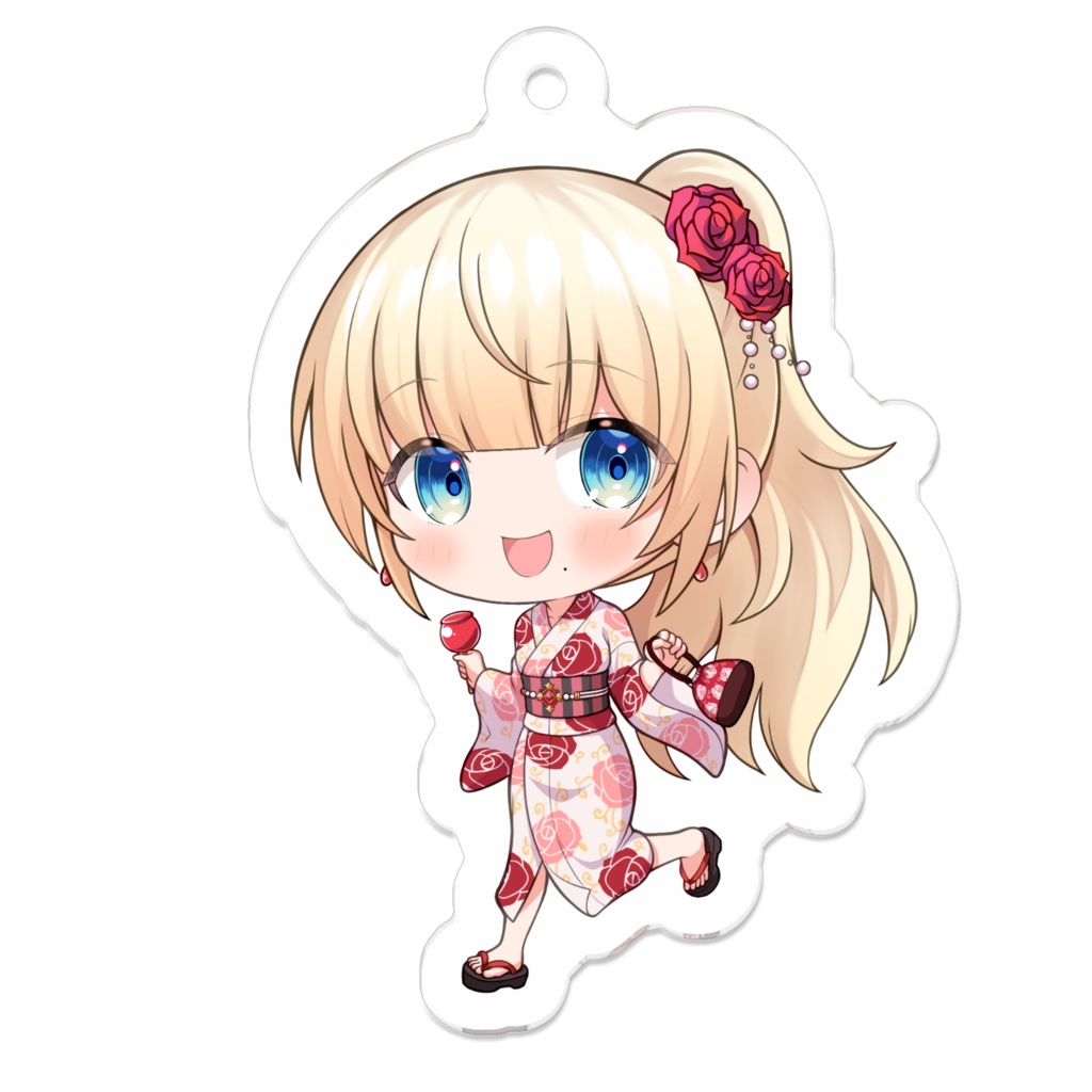 【高貴ナヒメ】２０２５浴衣アクリルキーホルダー　