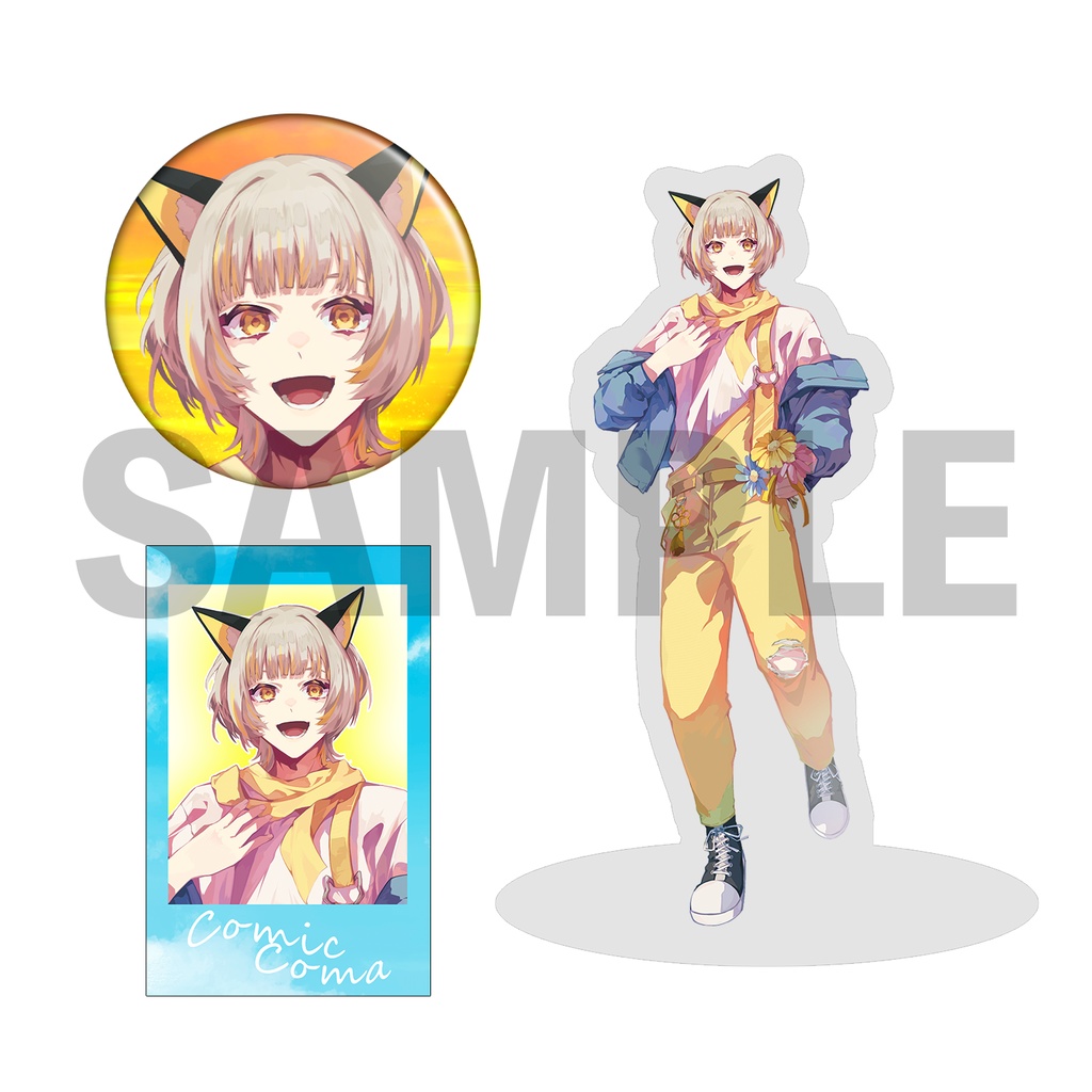 べるろっど　狐未来コマ　私服ビジュアル確定3点セット
