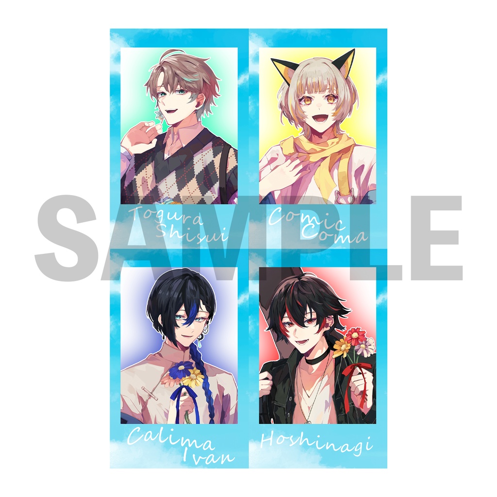 べるろっど　RESONIX　私服ビジュアルランダムチェキ風トレカ