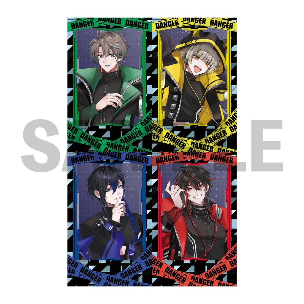 べるろっど　RESONIX 　ブラックサイバービジュアルランダムチェキ風トレカ