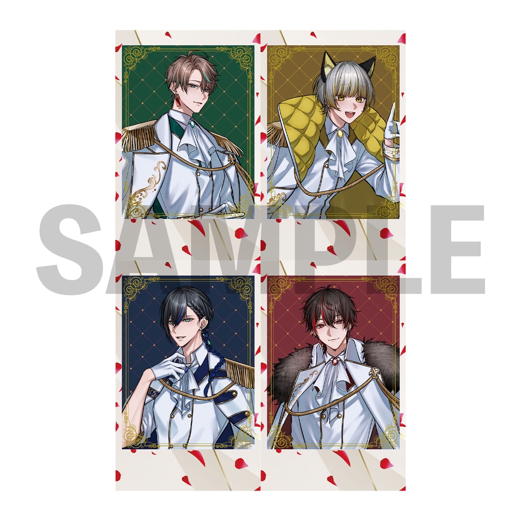 べるろっど　RESONIX 　純白の王子様ビジュアルランダムチェキ風トレカ