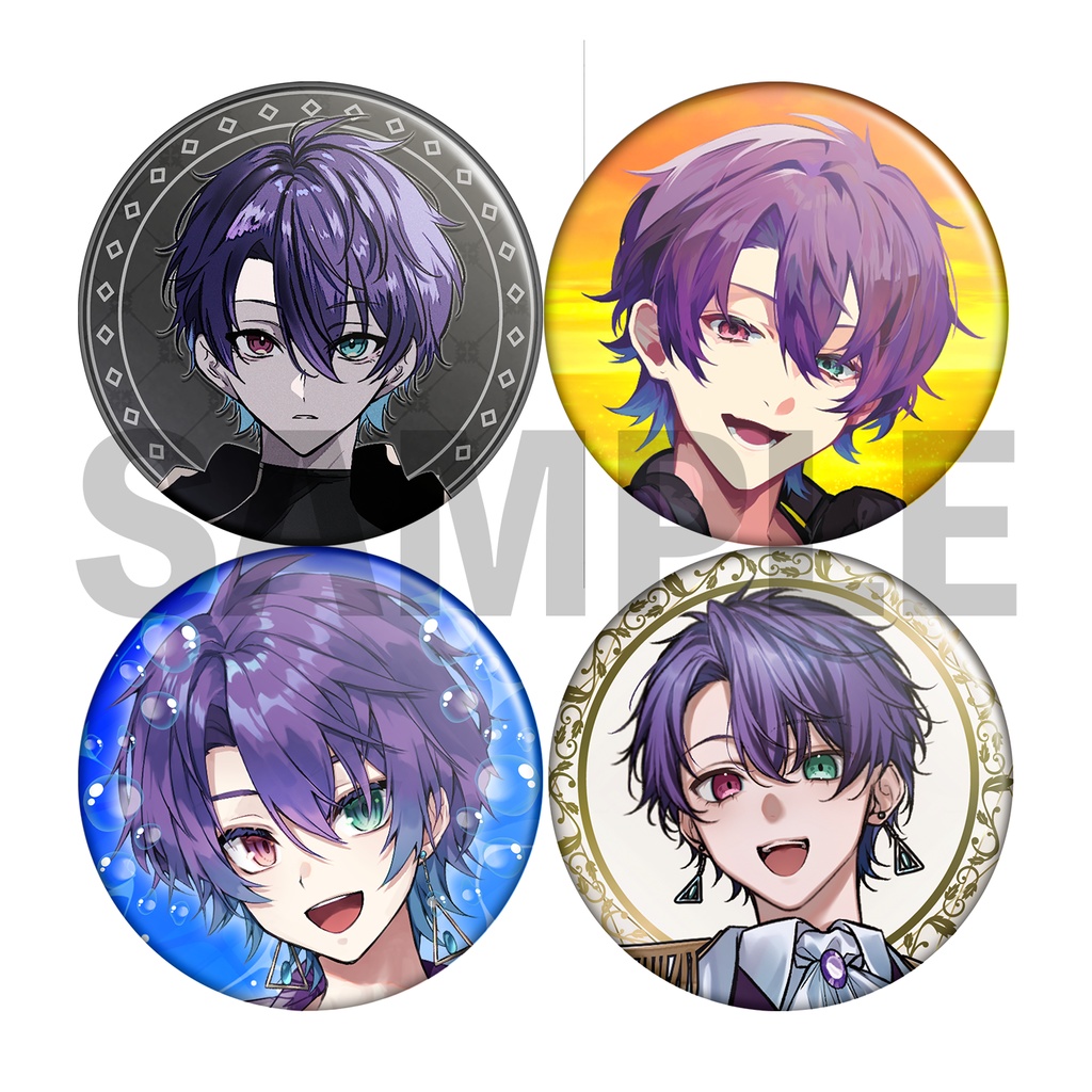 べるろっど　凩あすむ　ランダム缶バッジ