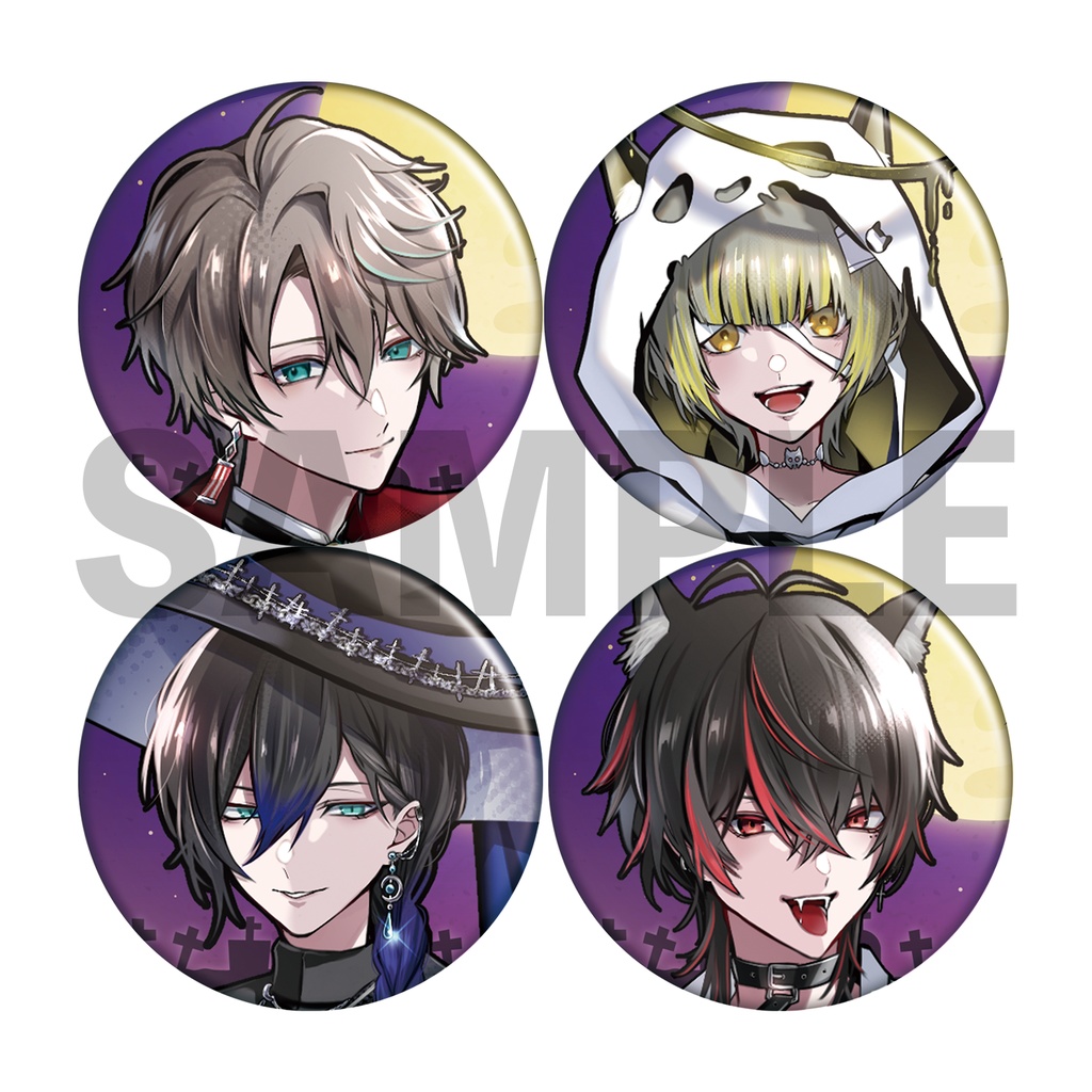 べるろっど　RESONIX　Halloween2025ビジュアルランダム缶バッジ