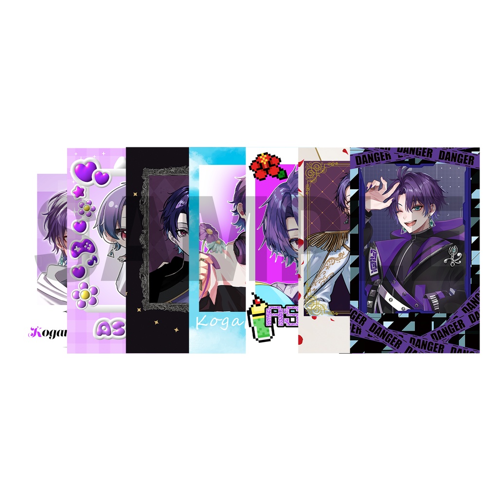 べるろっど　凩あすむ　ランダムチェキ風トレカ