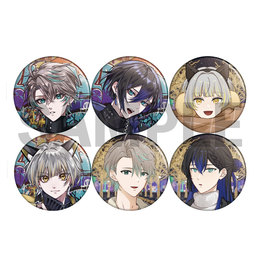 べるろっど　RESONIX　ストリートビジュアル＆冬私服ビジュアルランダム缶バッジ