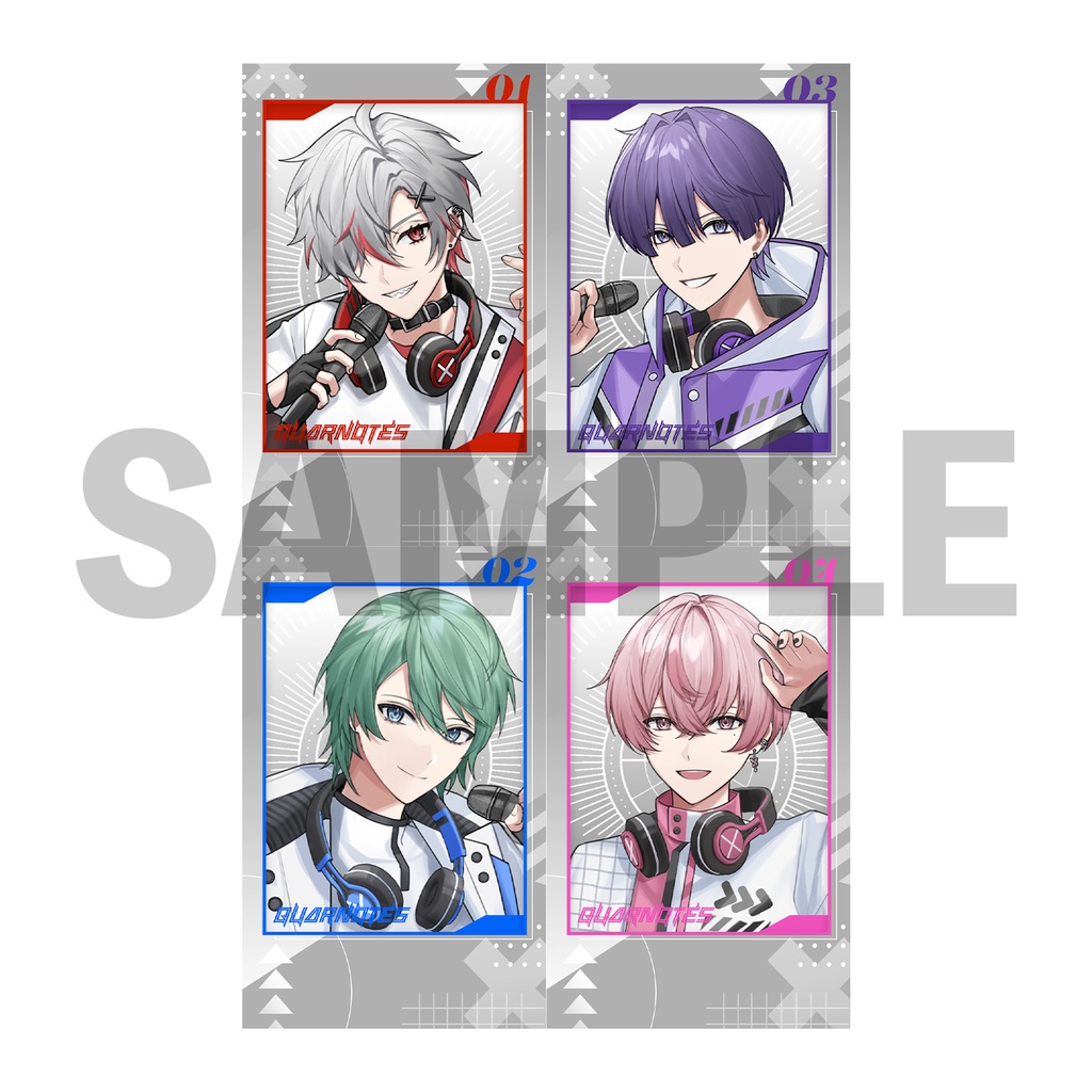 べるろっど　QUARNOTEs　ステージビジュアルランダムチェキ風トレカ