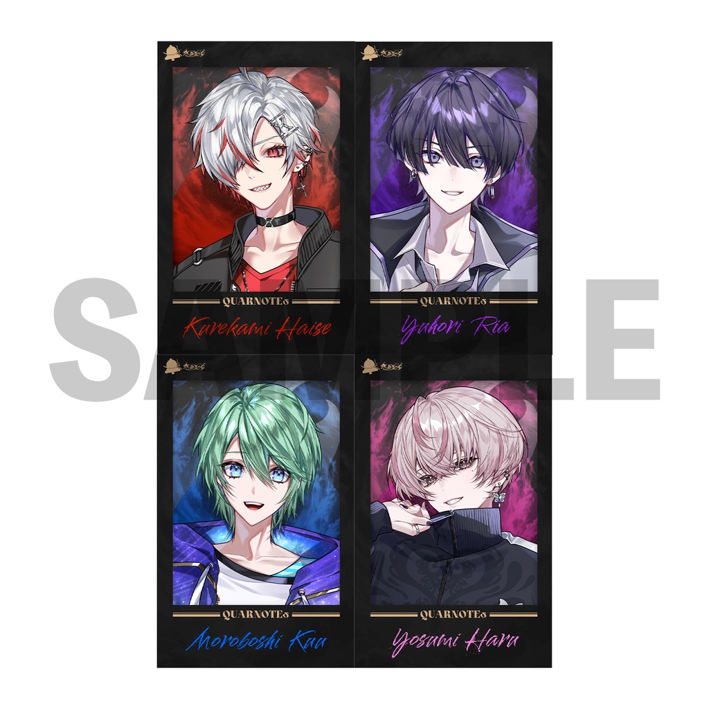 べるろっど　QUARNOTEs　メインビジュアルランダムチェキ風トレカ