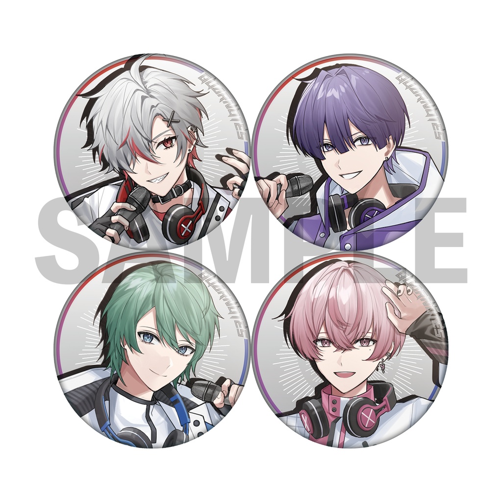 べるろっど　QUARNOTEs　ステージビジュアルランダム缶バッジ