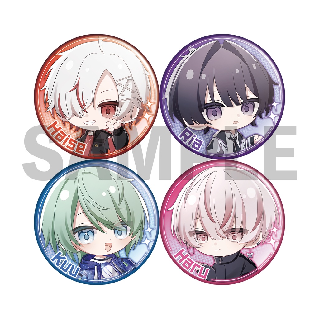 べるろっど　QUARNOTEs　SDビジュアルランダム缶バッジ