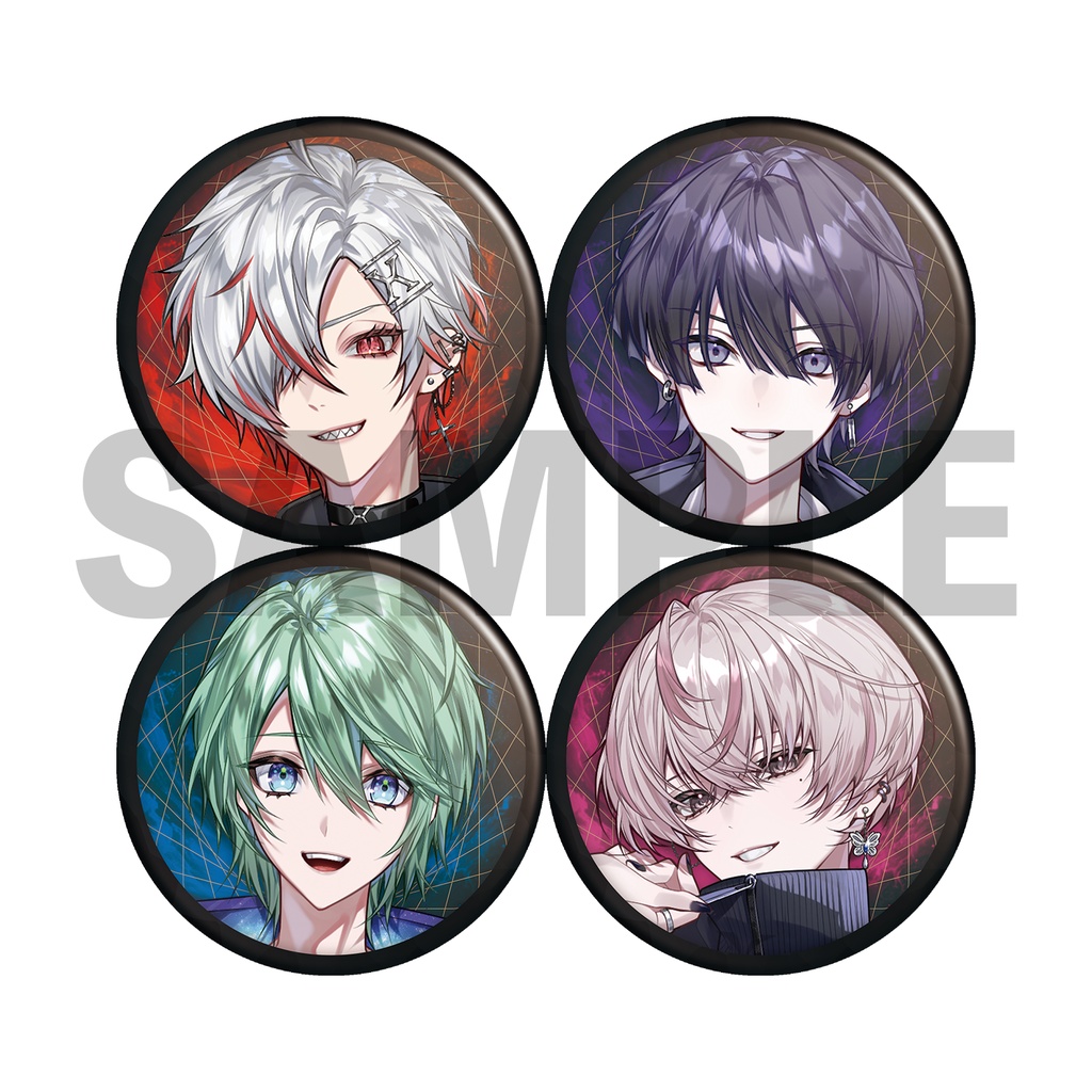 べるろっど　QUARNOTEs　メインビジュアルランダム缶バッジ