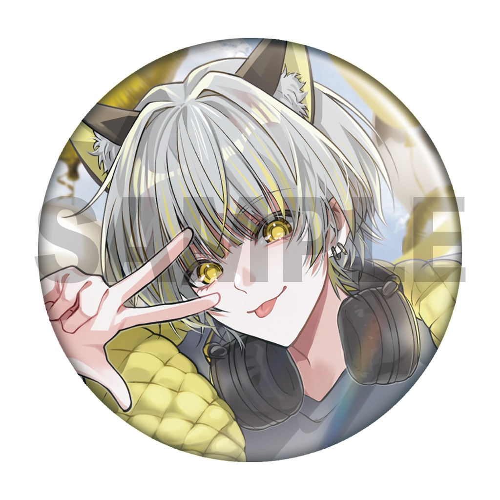 べるろっど　狐未来コマ　生誕2026缶バッジ