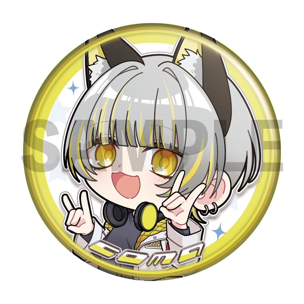 べるろっど　狐未来コマ　生誕SD2026缶バッジ