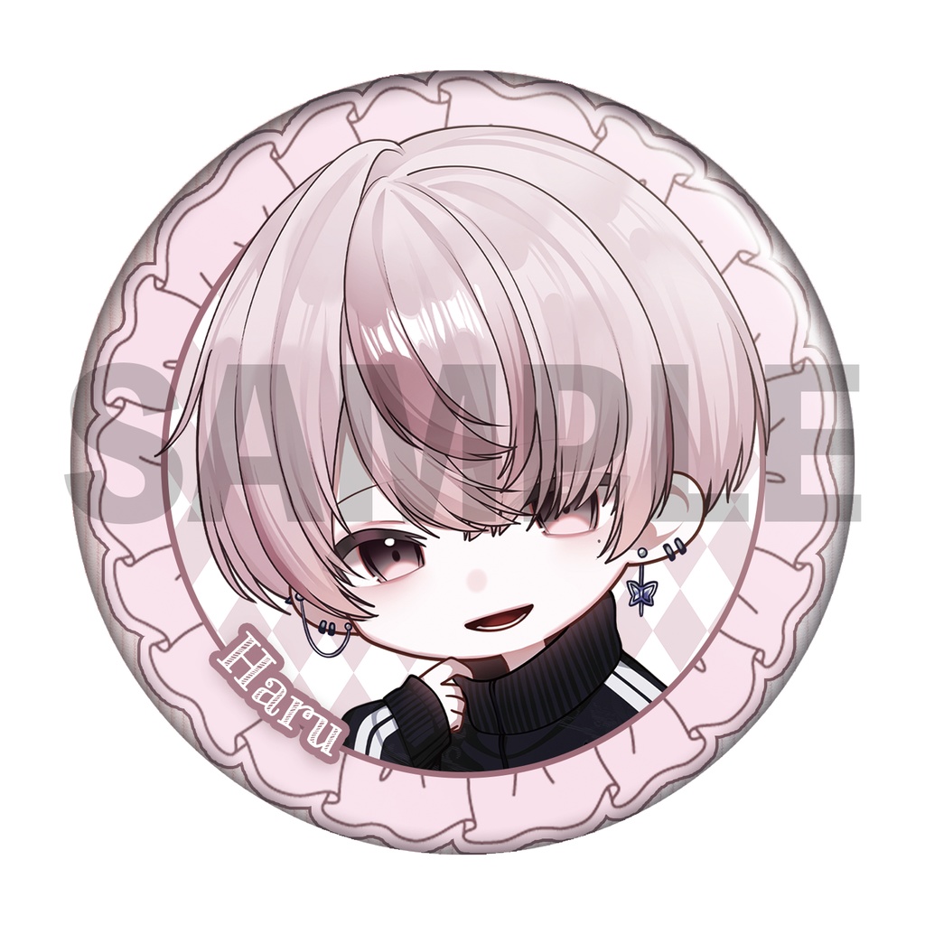 べるろっど　夜透遥　生誕SD2026缶バッジ