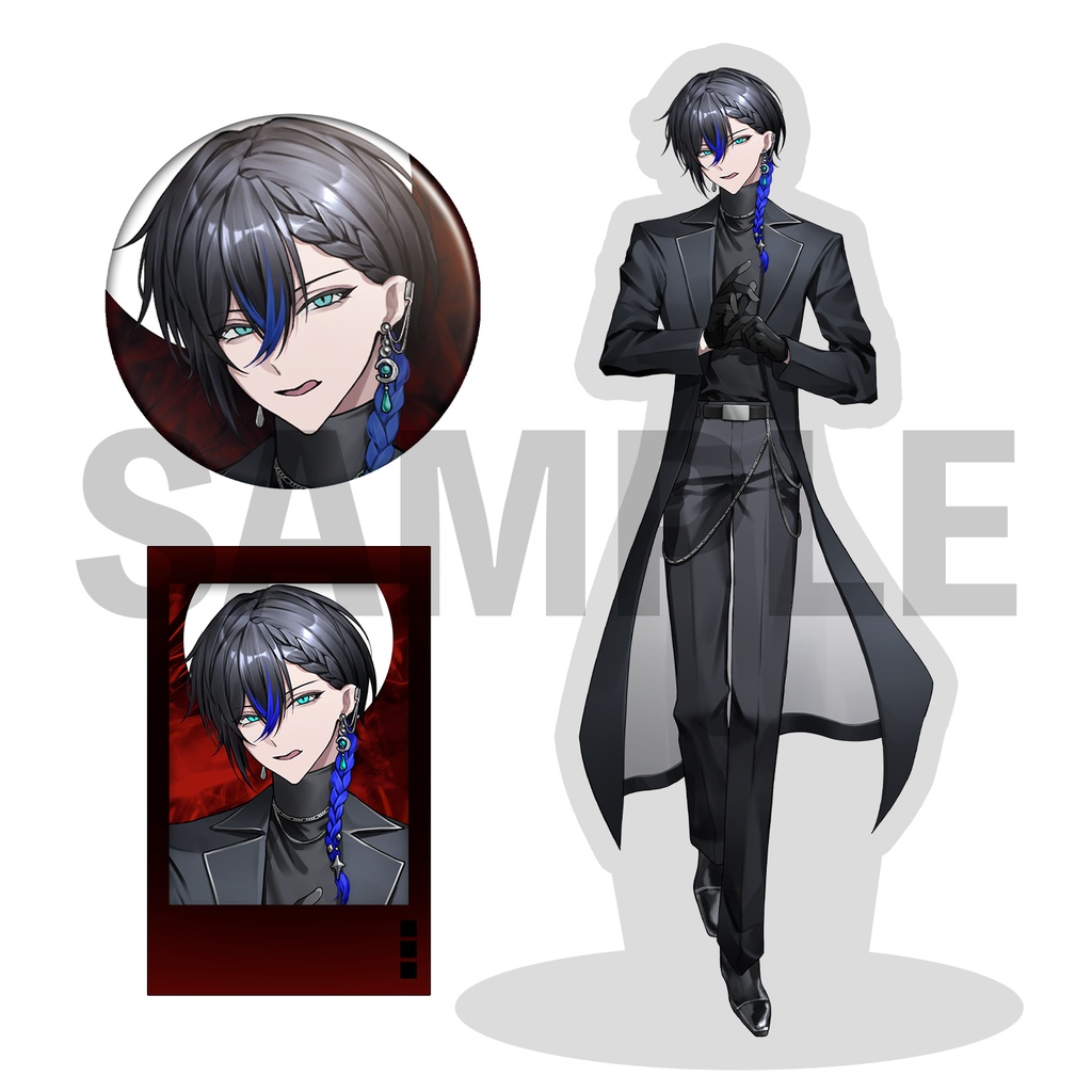 べるろっど　狩間イヴァン　ダークレイブンビジュアル確定3点セット