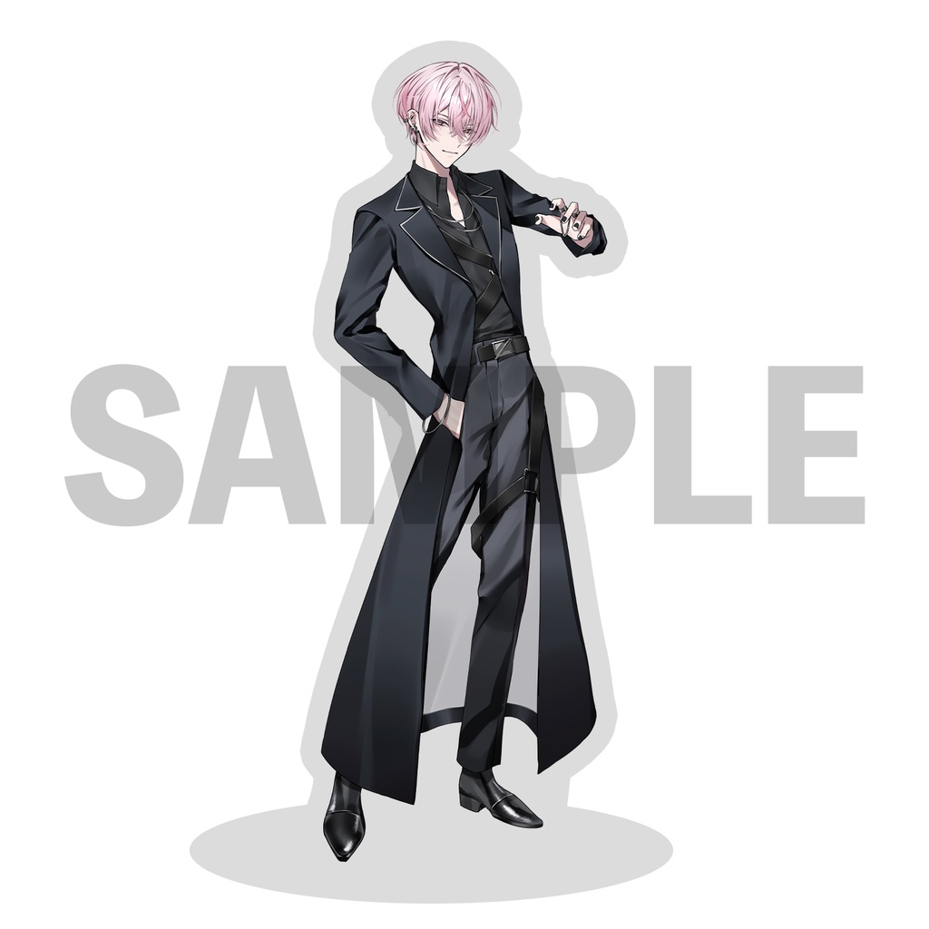 べるろっど　夜透遥　ダークレイブンビジュアルアクリルスタンド