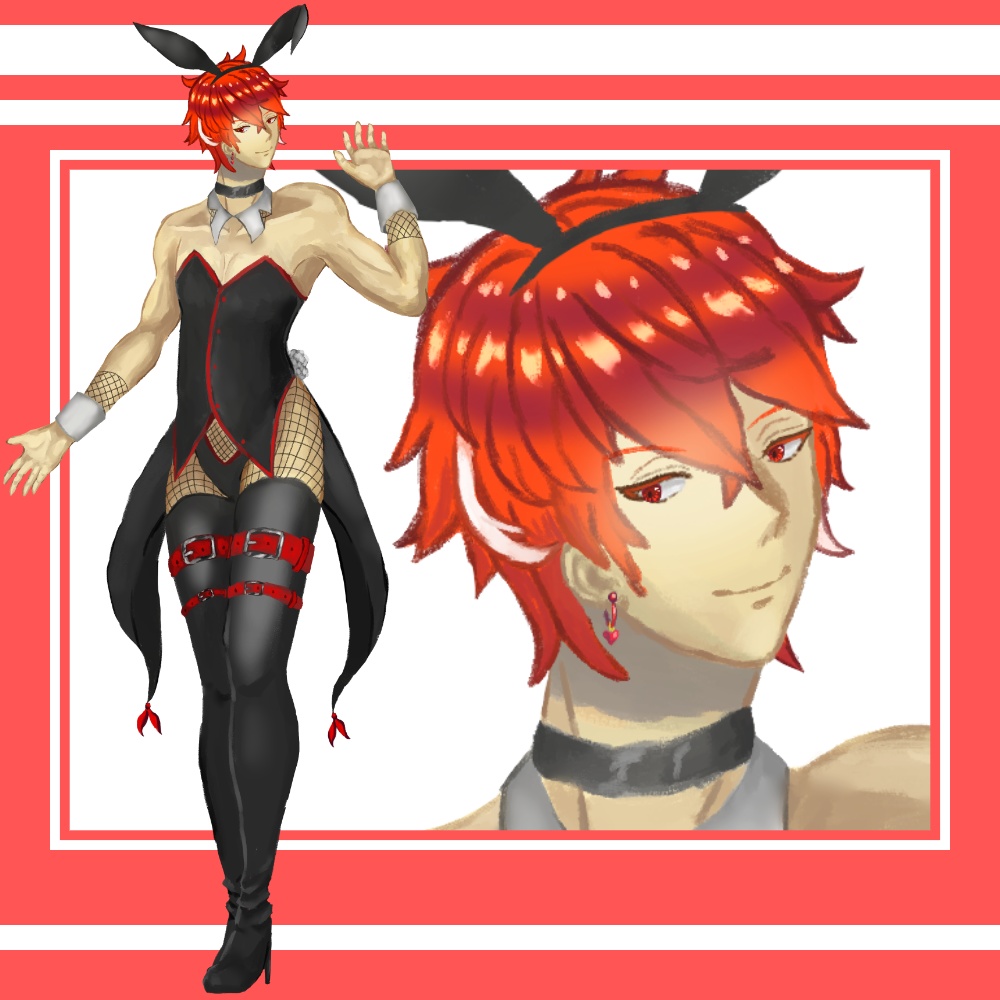 バニーボーイ　立ち絵素材