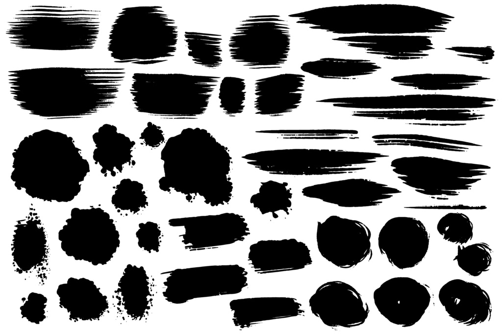 和風筆書きベクターデータセット02