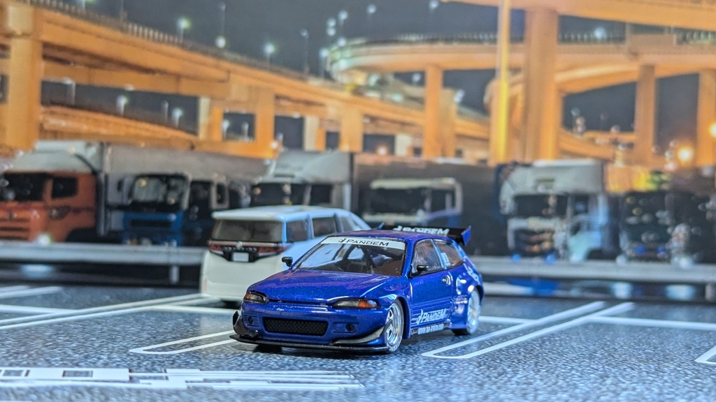 トミカホットウィール用　大黒PA背景フルセット