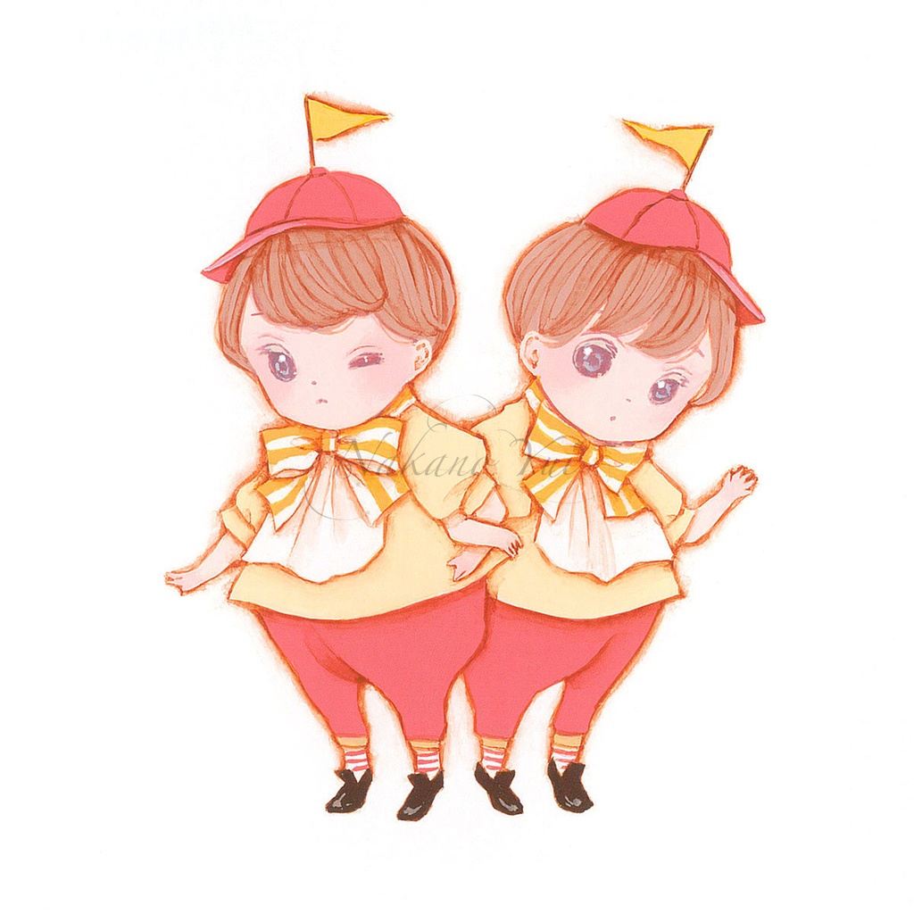 トランプ原画 ハート3、5、6、7、10