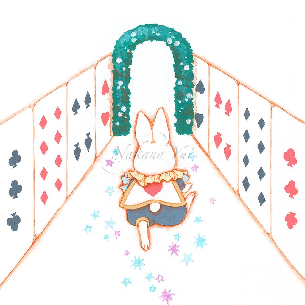 トランプ原画 クローバー4、6、9、10