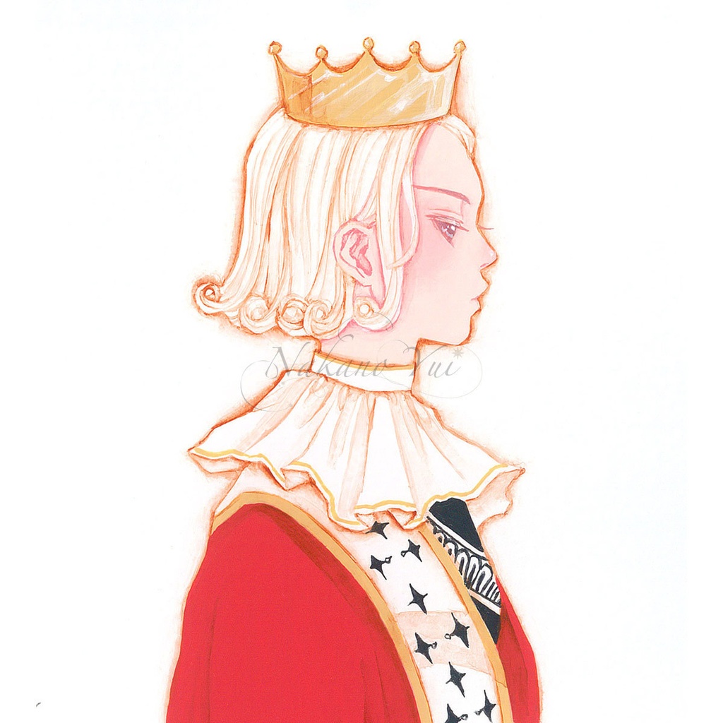 トランプ原画 【スペードJ、K】【ハートJ、Q、K】