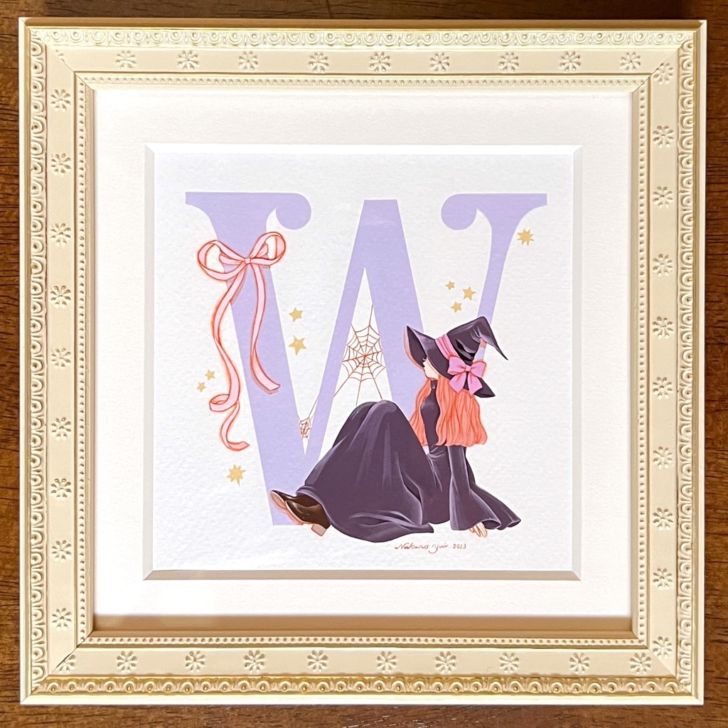 原画 アルファベットW、X、Y