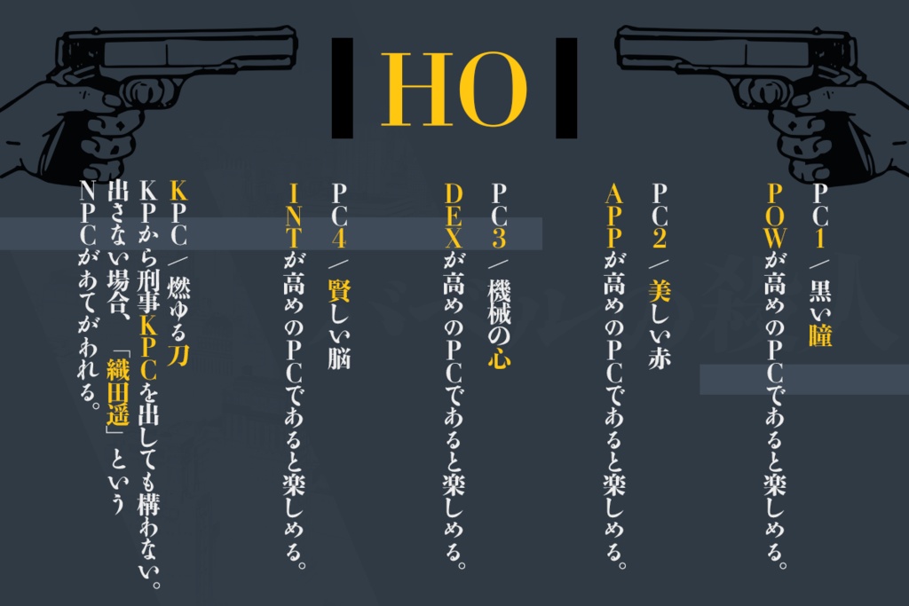 CoC6th「バベルの殺人」